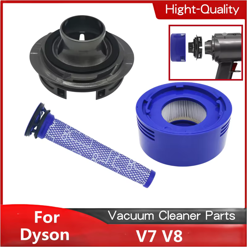 Couvercle arrière du moteur, filtres Hepa pour aspirateur Dyson V7 V8, déclencheur Animal, couvercle
