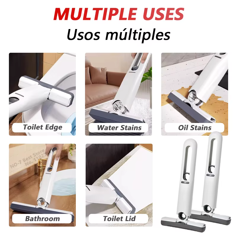 Mini vadrouille auto-presse, puissante et pliante, outils de nettoyage ménager, sans lavage des main