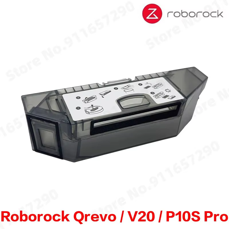 Roborock Qrevo Master / V20 / P10S Pro Nouvelle boîte à poussière pour aspirateur robot, pièces de r