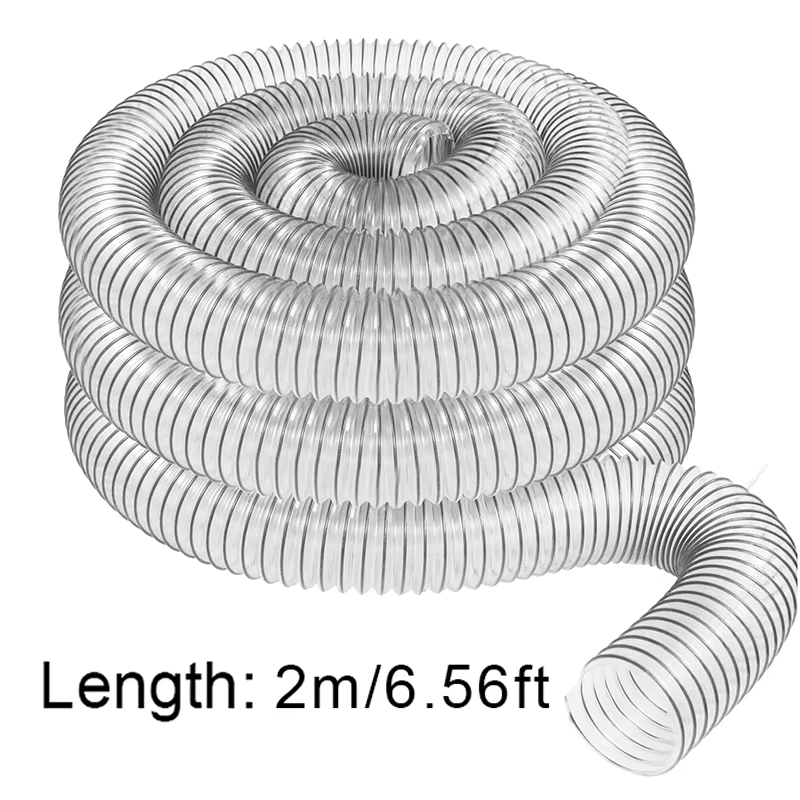 Tuyau en PVC de 100mm pour aspirateur, extracteur de poussière industriel, soufflet pour le travail