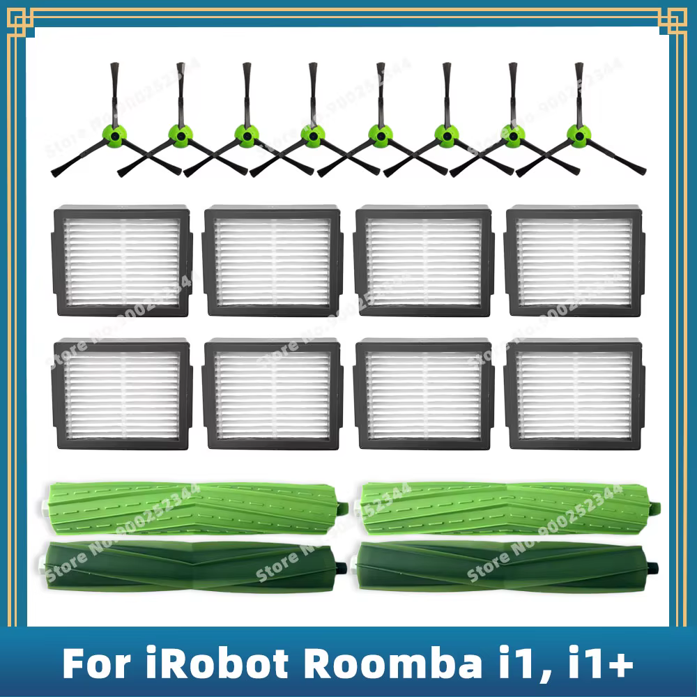Pièces de rechange pour aspirateur Robot iRobot Roomba i1 (i1152) i1 +, accessoires, brosse latérale