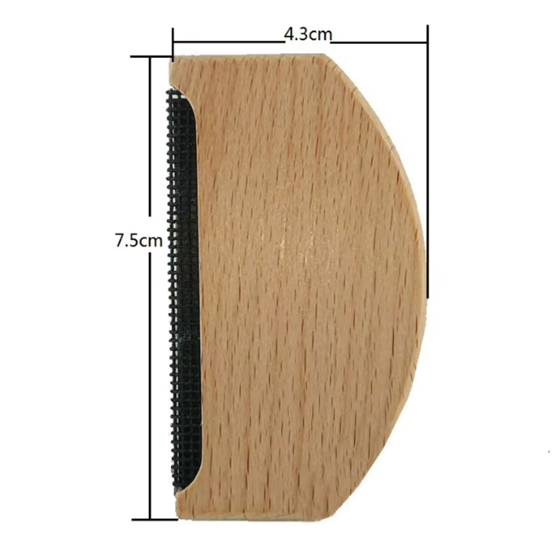 Épilateur manuel portable en bois pour vêtements, rasoir pour pull, peigne anti-peluches pour tissu