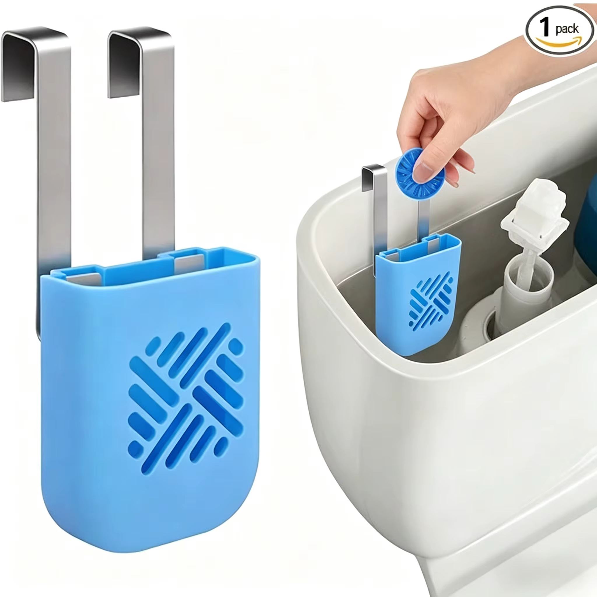 1 ou 2 ensembles de distributeurs solides pour toilettes suspendues, support pour nettoyant de toile