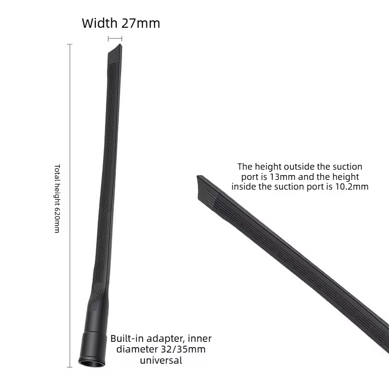 Buse longue pour aspirateur 32mm 35mm - Buse plate extensible et fine pour accessoires d'aspirateur