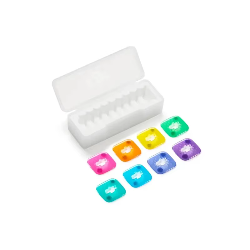 DJI Mic Mini 2S – Ensemble de coques magnétiques multicolores – Mixtez et assortissez librement les 