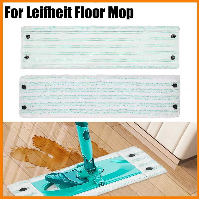 Tampons plats de vadrouille pour Leifheit Clean Twist XL MicroDuo, tampon de nettoyage sec et humide
