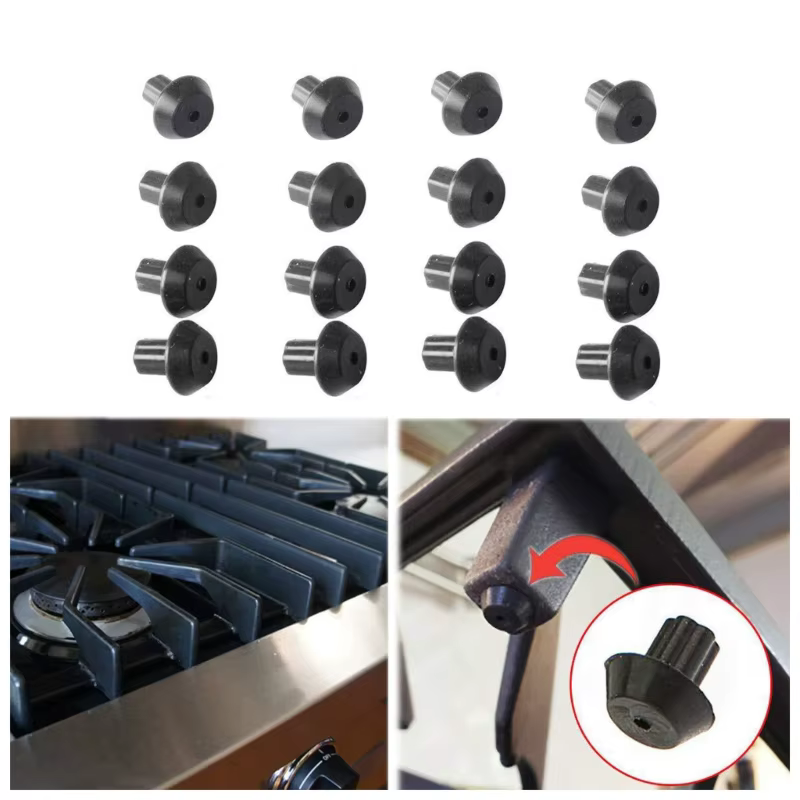 Cuisinières à gaz Brûleurs Grille Pieds en caoutchouc Grille Pare-chocs Poêle pour WB02T10461 AP26