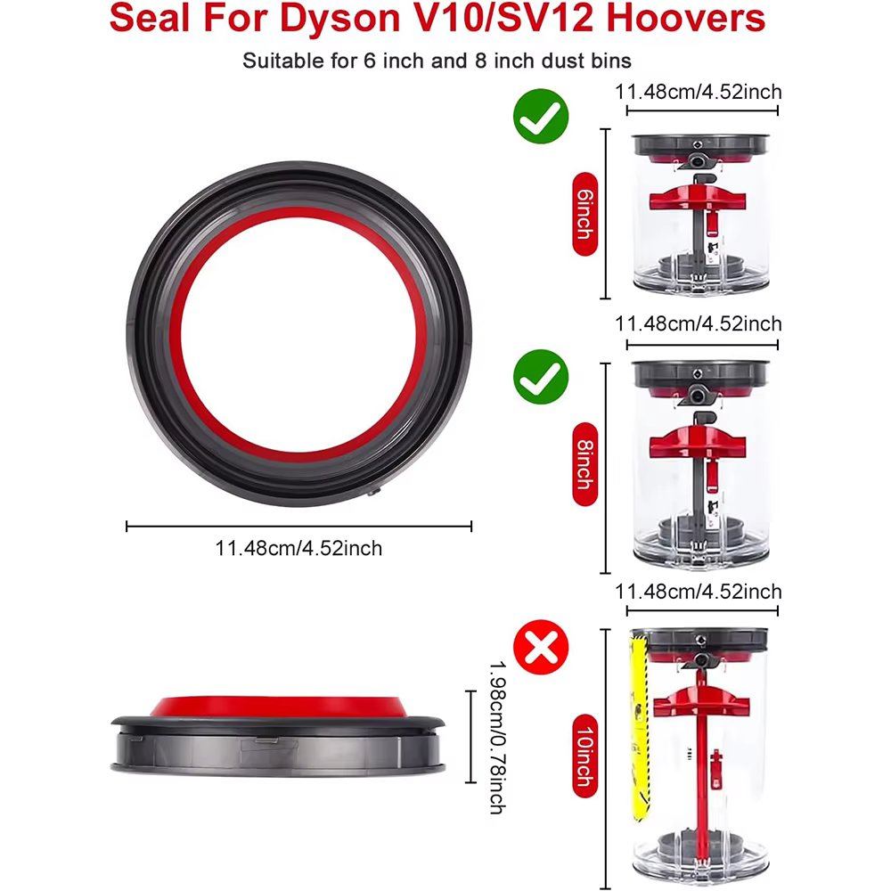 Anneau de réparation pour aspirateur Dyson V10, SV12, accessoires