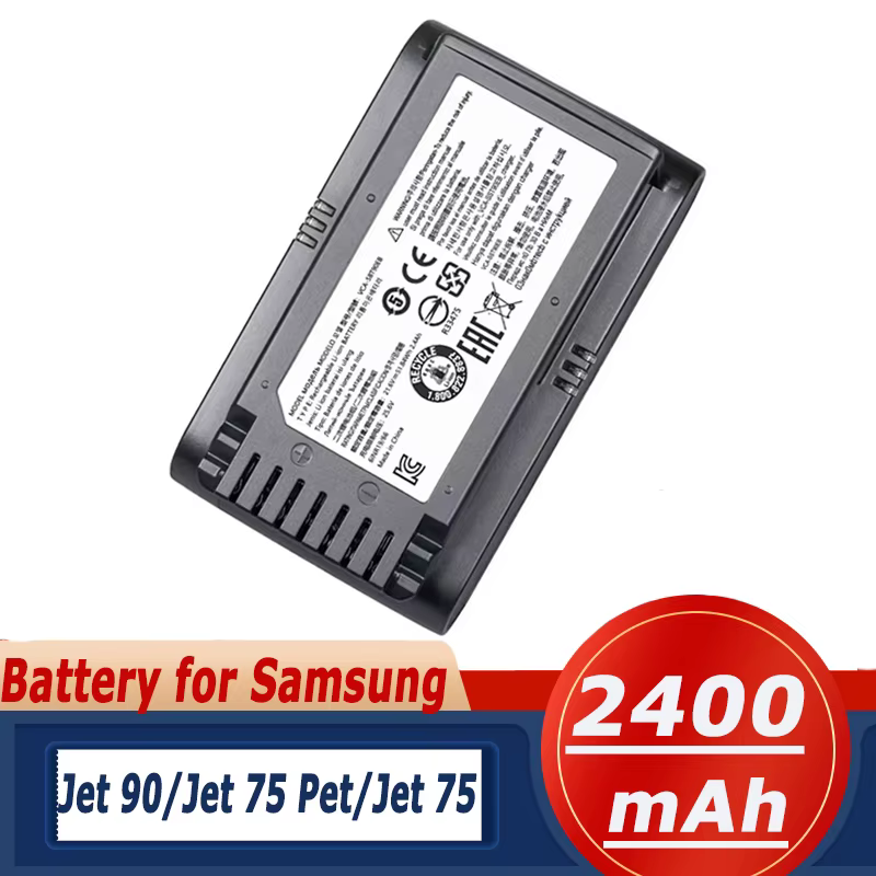 Batterie d'origine 100% pour aspirateur sans fil Samsung Vs9000 Jet90 Jet75 Jet90E VCA-SBT90