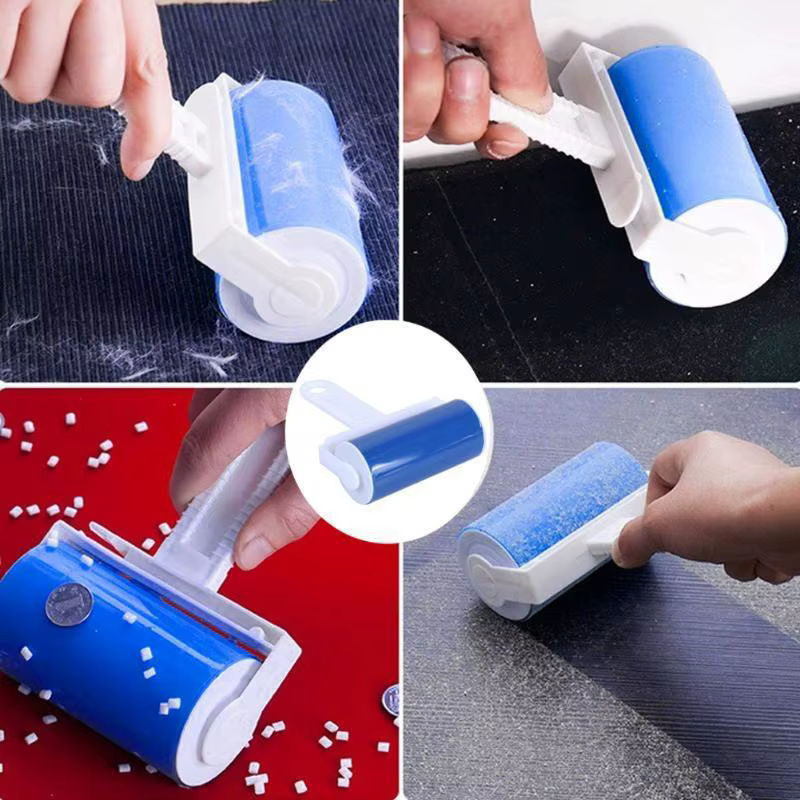Rouleau de tambour collant, dispositif d'épilation, nettoyeur, brosse de nettoyage, filtre anti-pous