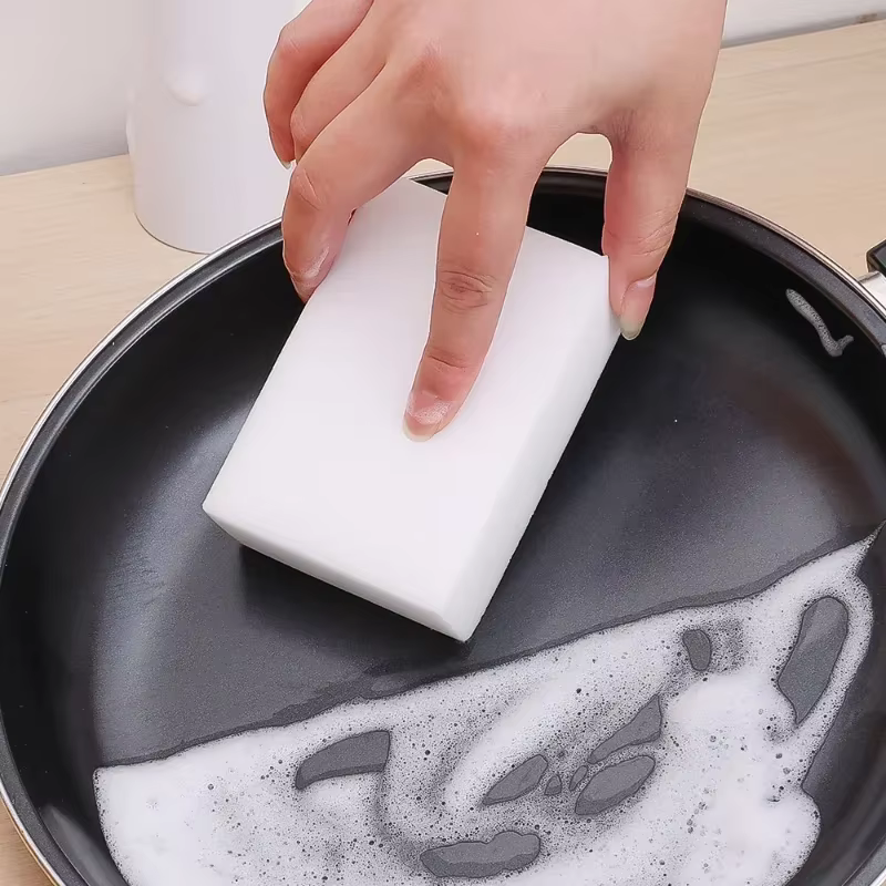Éponge magique blanche nettoyante, 2 à 20 pièces, éponge de nettoyage en Nano mélamine pour le lavag