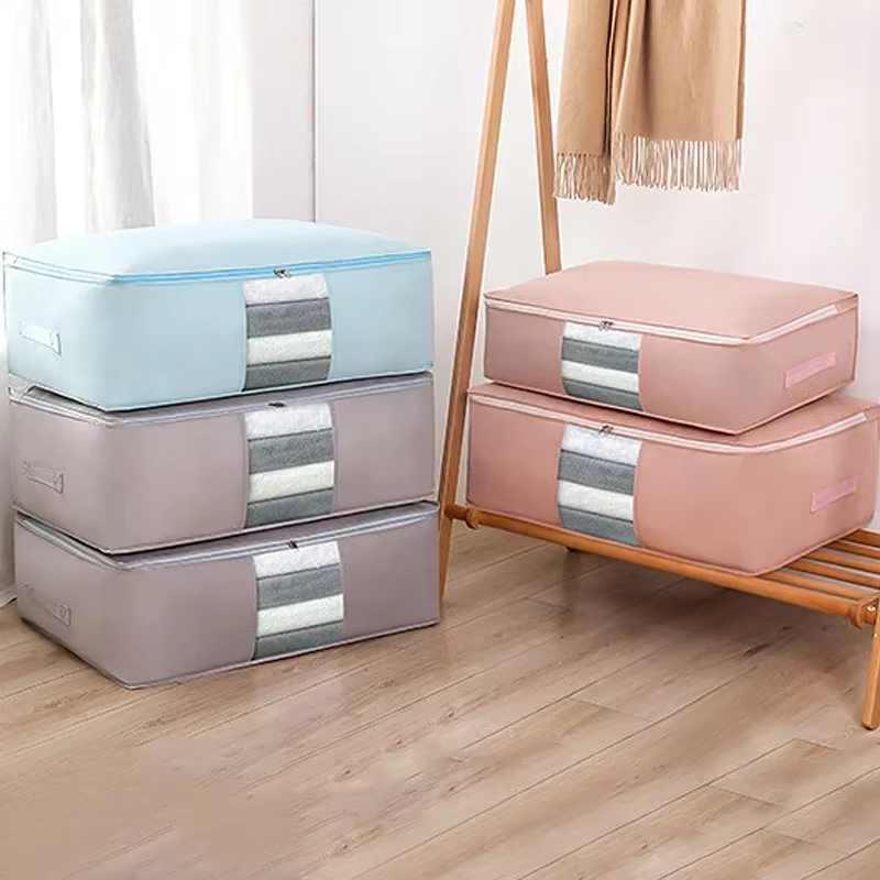 Sacs de rangement pliables pour vêtements et couettes – très grande capacité pour le déplacement et
