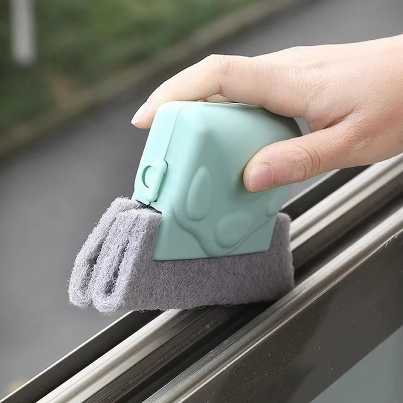 Brosse de nettoyage de fente de fenêtre, outil de nettoyage de fenêtre, rainure de fenêtre, livres, 