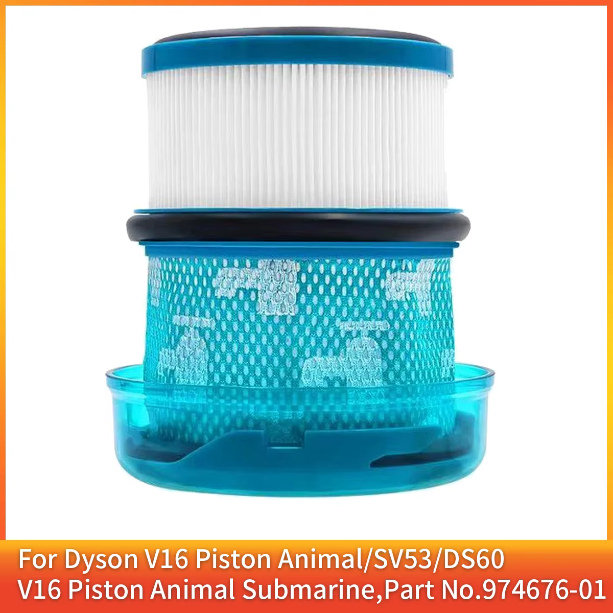 Filtre à poils pour aspirateur Dyson V16/V15 (pièces détachées et accessoires) - Référence 974676-01