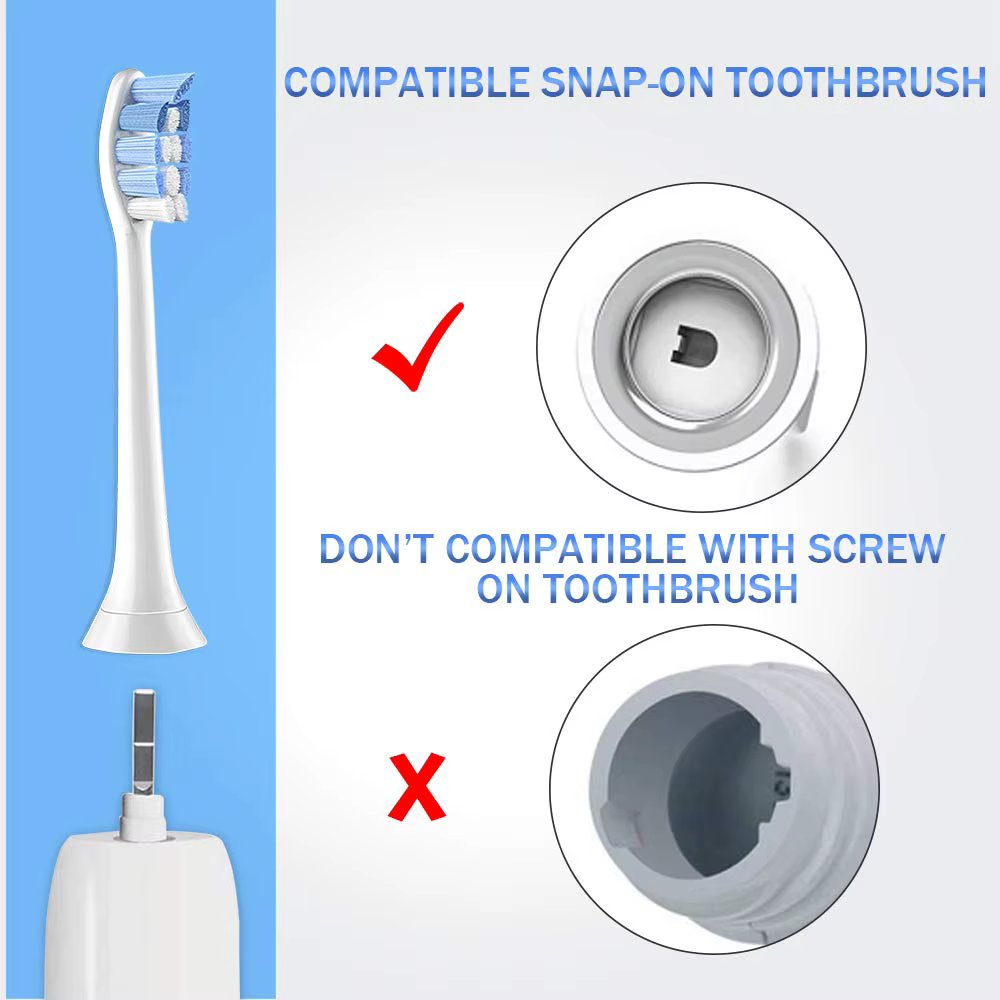 Têtes de brosse à dents pour PHILIPS, HX9034, HX3211, HX3281, HX6220, HX6211, HX6231, HX6250, HX6å,