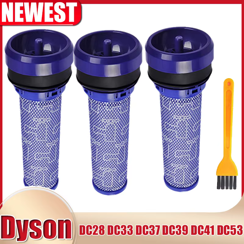 Filtre pour aspirateur Dyson DC28 DC33 DC37 DC39 DC41 DC53, pré-filtre à baril lavable, pièces de re