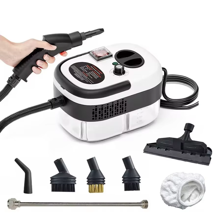 Nettoyeur vapeur portable à main, machine de nettoyage à vapeur pressurisée à haute température avec