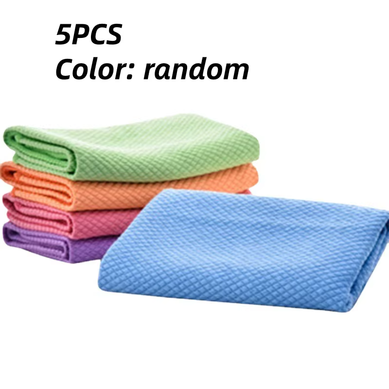Serviette absorbante en verre sans trace pour la cuisine, chiffon de cuisine pour la maison, les liv
