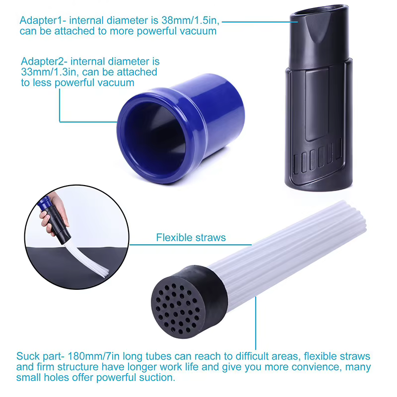 Brosse universelle pour aspirateur, Tube d'aspiration pour aspirateur de 35mm et 32mm, clavier, cana