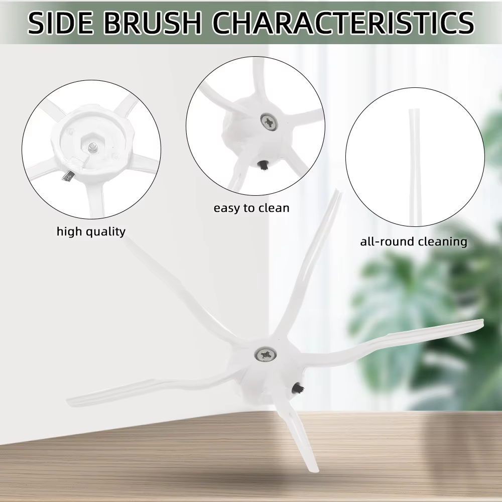 Compatible pour ( Roborock S5, S5 Max, S6 MaxV, S6 Pure, E4, E5, S51, S52, S55 ) Rouleau Brosse Laté