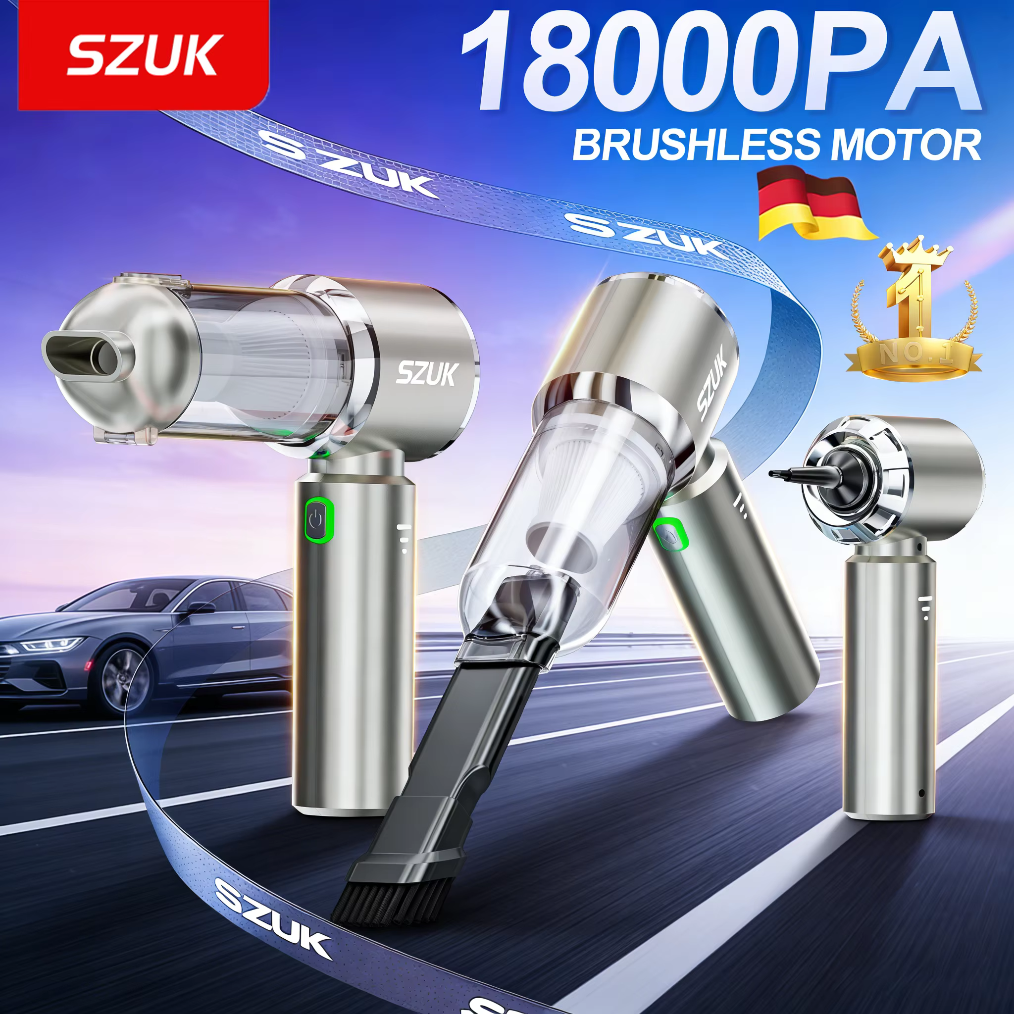 Aspirateur de voiture sans fil SZUK C012Max