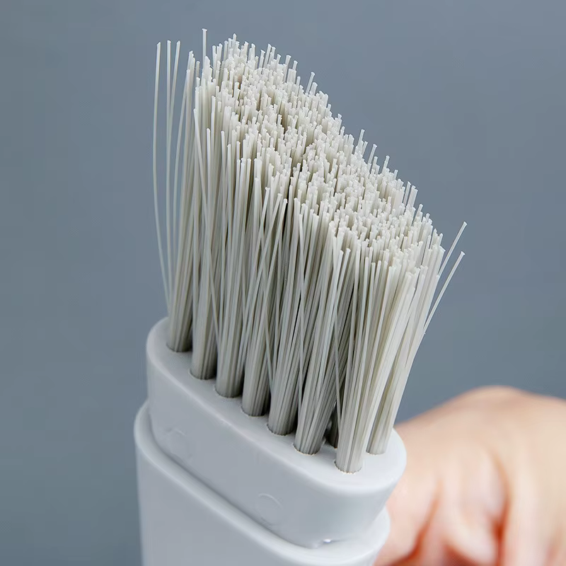 Brosse de nettoyage de fente de fenêtre et pelle à poussière 2 en 1