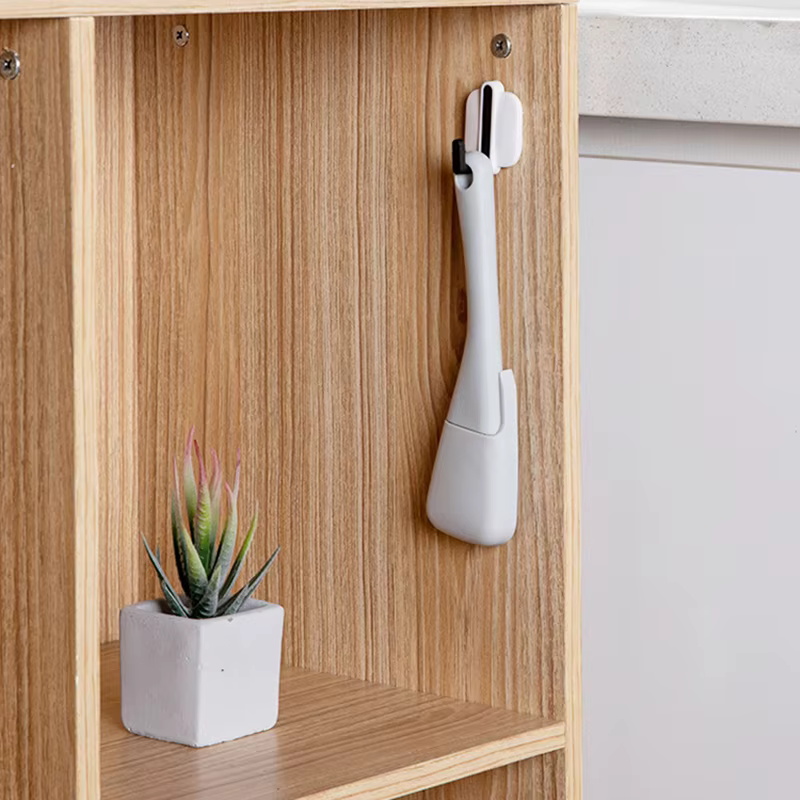 Brosse de nettoyage de fente de fenêtre et pelle à poussière 2 en 1