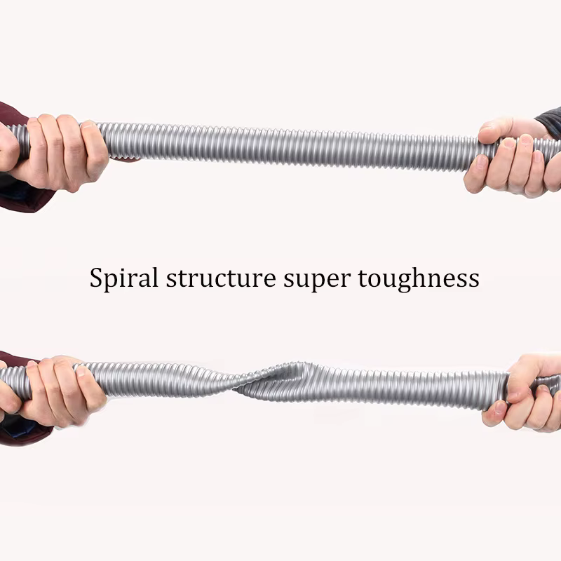 Tuyau fileté pour aspirateur, intérieur 35mm/extérieur 42mm, pailles à soufflet, tuyau souple et Flexible Durable, Tube de remplacement noir