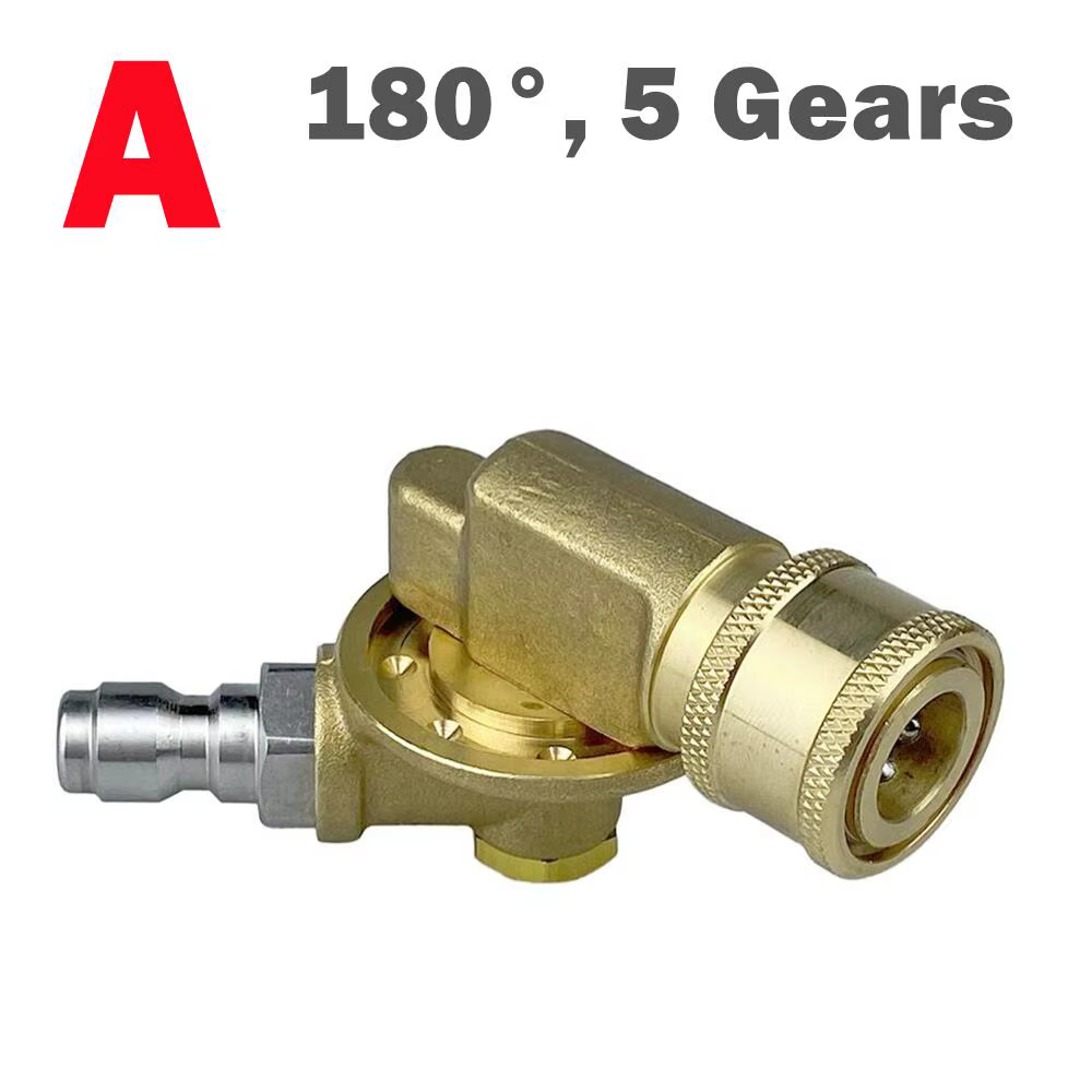 Coupleur pivotant 4500 PSI avec connexion rapide 1/4 "