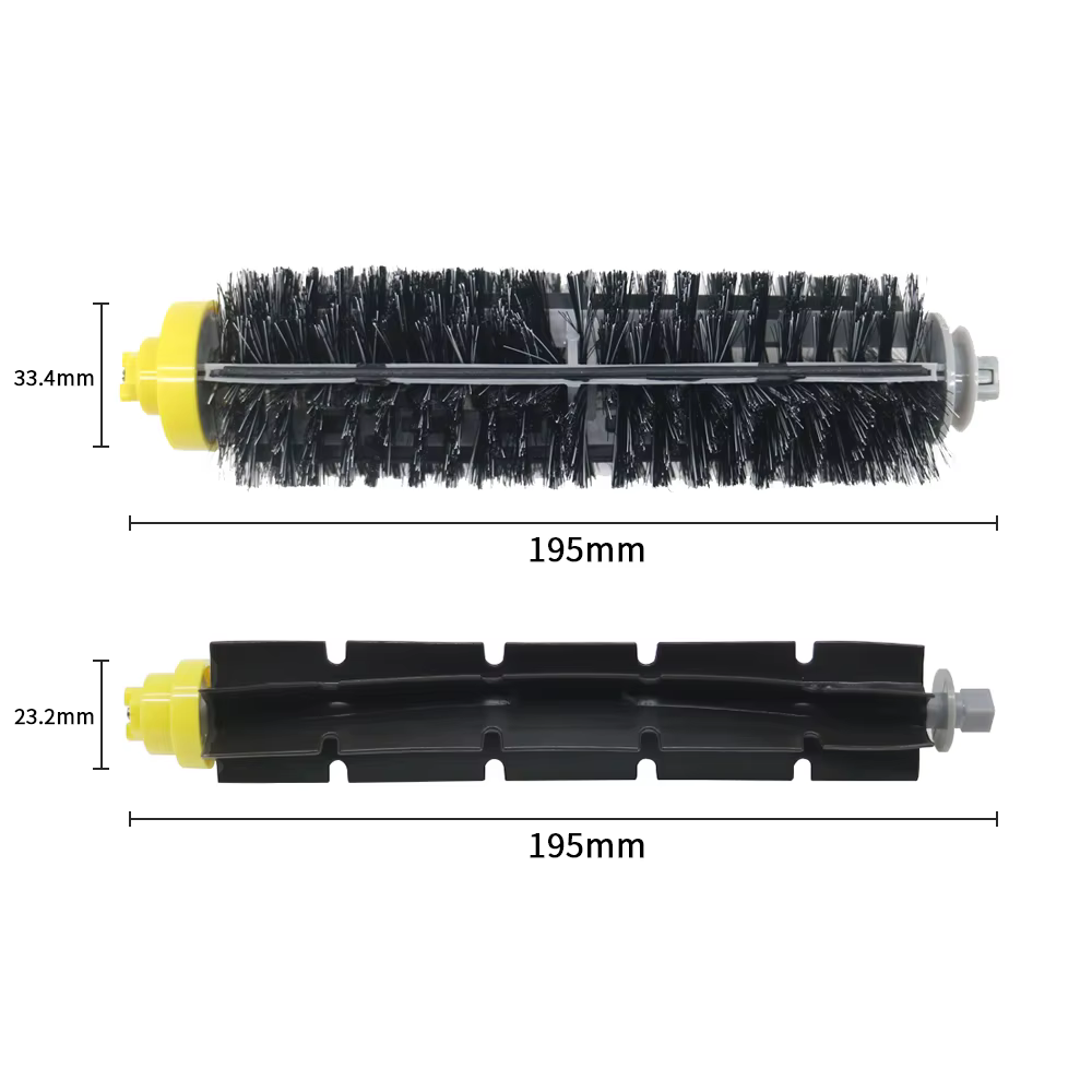 1 brosse à poils + 1