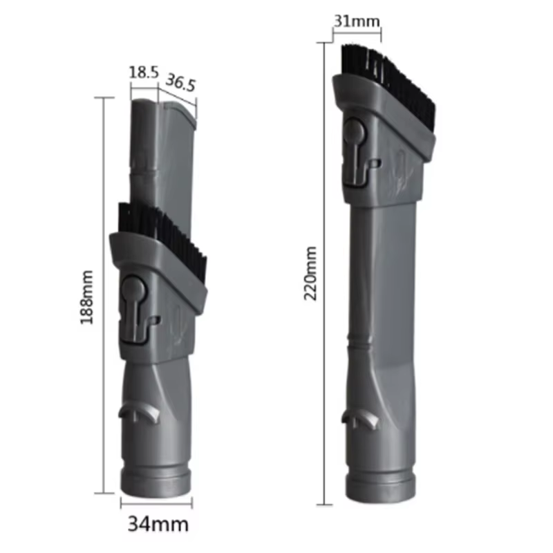 Brosse à pointe noire 2 en 1 pour Dyson DC22