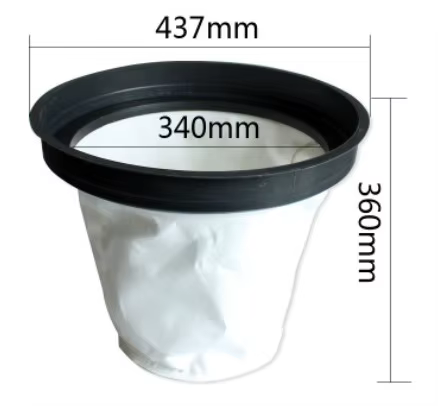 Sac à poussière pour aspirateur industriel Jieba, accessoires de pièces de gril, 15L, 30L, 60L, 70L, 80L, 90L