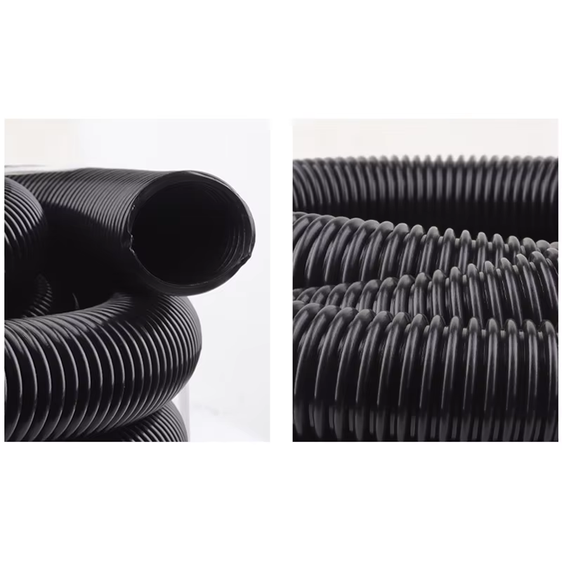 Tuyau Fileté pour Aspirateur, Pailles Intérieures 38mm, Extérieures 45mm, Soufflet Souple, Accessoires