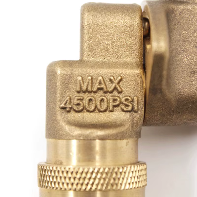 Coupleur pivotant 4500 PSI avec connexion rapide 1/4 "