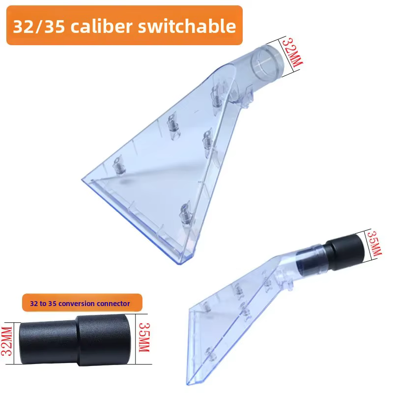 Accessoire de nettoyage de tissu de canapé Transparent pour aspirateur