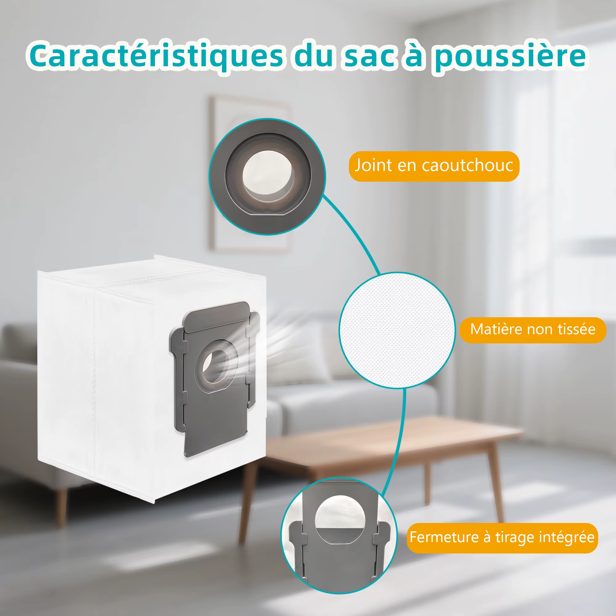 Sacs sous vide compatibles avec iRobot Roomba Clean Base i7