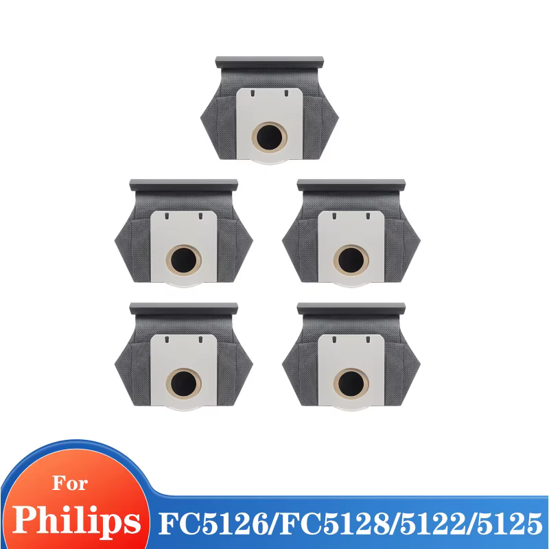 Sac à poussière en tissu adapté aux accessoires d'aspirateur Philips, poubelle, FC5126, FC5128, 5122/5125