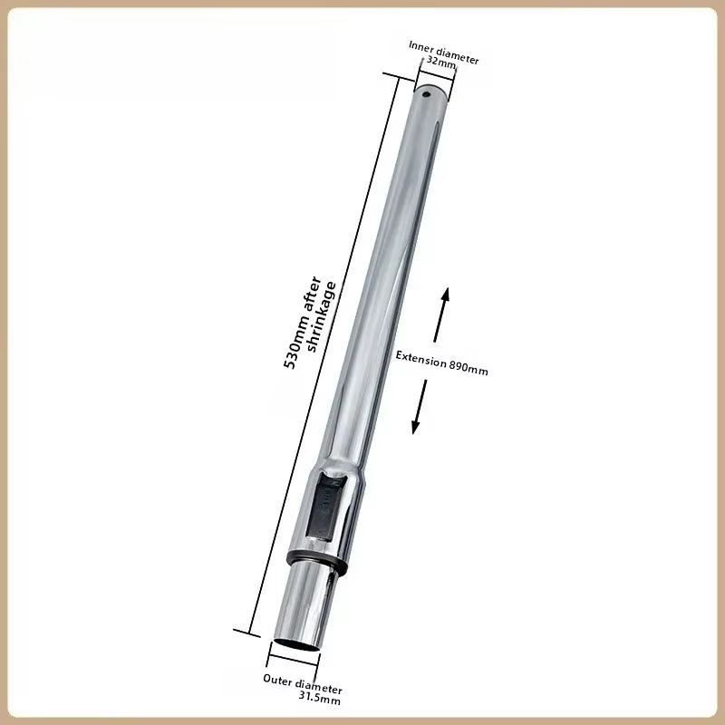 Tube télescopique universel pour aspirateur