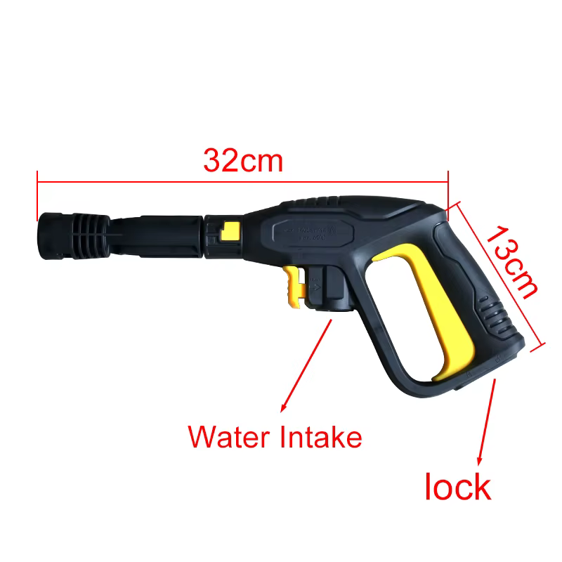 Pistolet nettoyeur haute pression avec lance à jet turbo