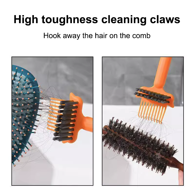 Outil de nettoyage de brosses à cheveux 2 en 1