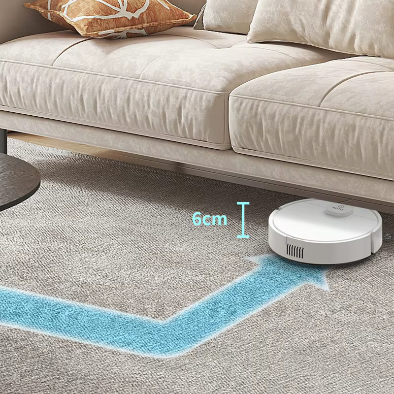Robot de balayage intelligent 3 en 1, nettoyeur domestique, Rechargeable, entièrement automatique, aspiration 60000Pa, poils d'animaux