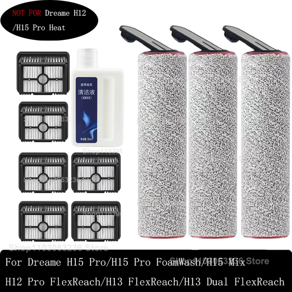 Pièces de rechange pour aspirateur Dreame H15 Pro/H15 FoamWash/H15 Mix/H12 Pro FlexReach/H13