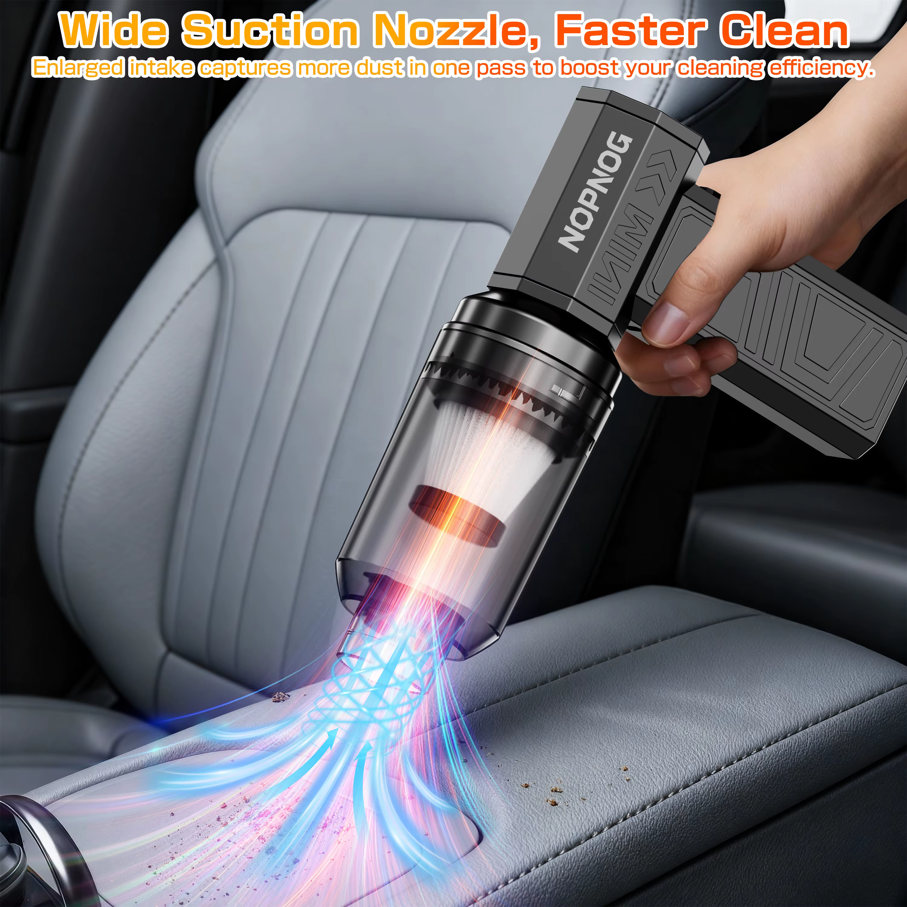 Souffleur Turbo, outil de nettoyage, soufflage de neige, ventilateur à Jet violent portatif, aspirateur de voiture, plumeau d'air électrique 2 en 1 Portable