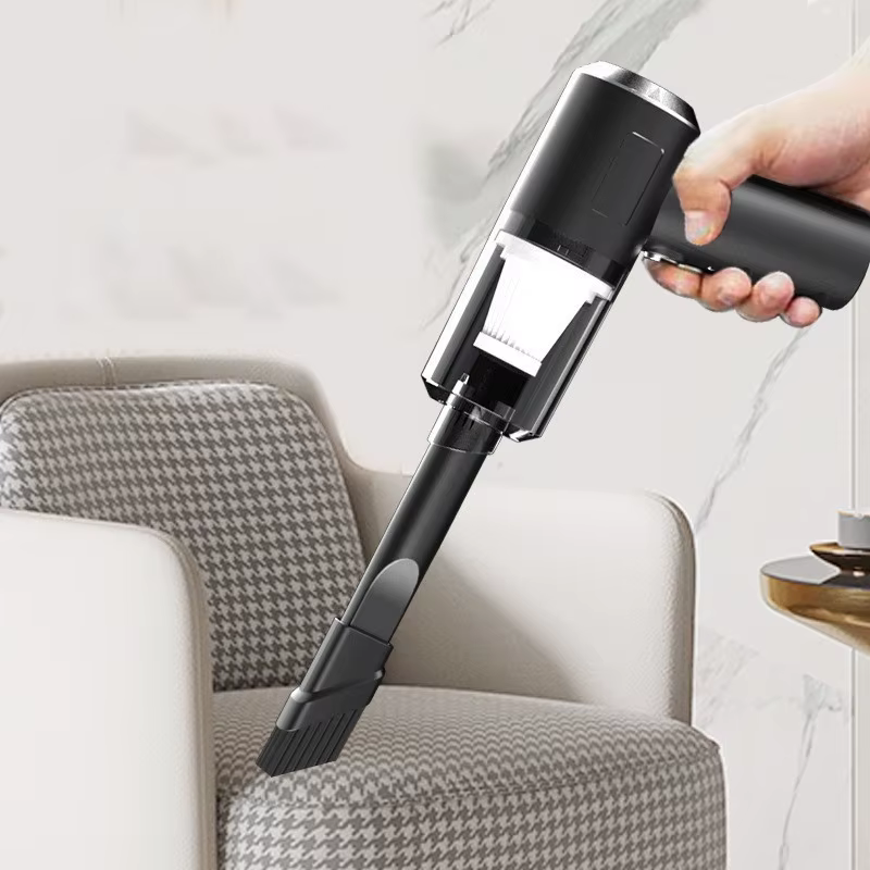 Aspirateur sans fil puissant et portable pour voiture, mini aspirateur à main à forte aspiration pour voiture et maison ▪