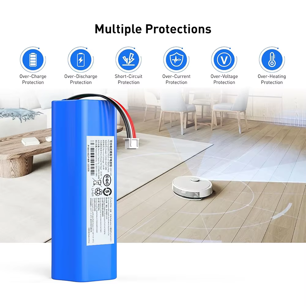 Batterie haute capacité 14.4V pour aspirateur Robot Ecovacs Deebot Ozmo 950