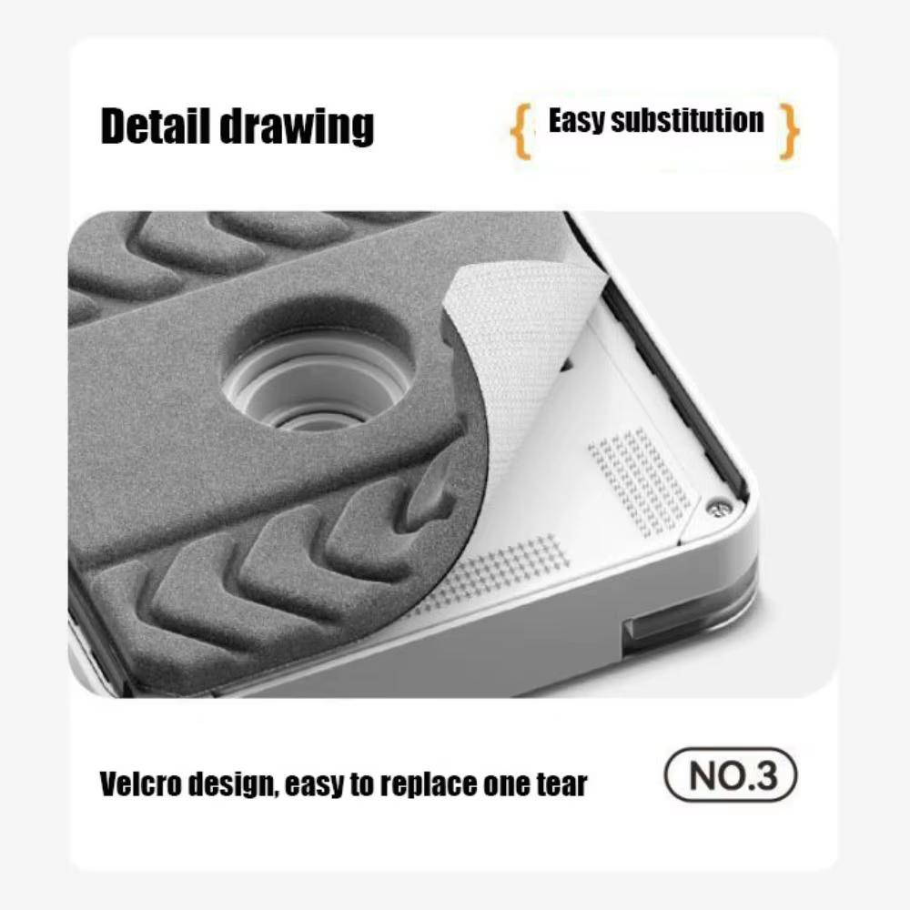 Outil de nettoyage de fenêtres en acier inoxydable et PP, gris, extensible, pour nettoyeur de vitres en hauteur, tige en arc flexible