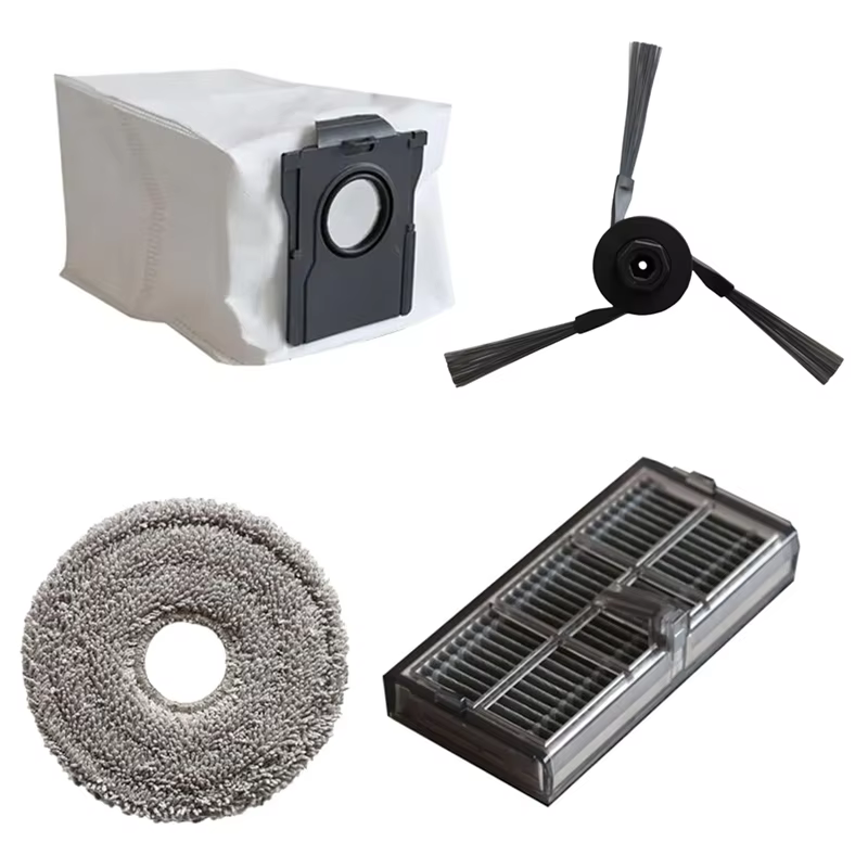 Ensemble de soins ultime pour aspirateur Mova P50 Pro Ultra : brosses latérales