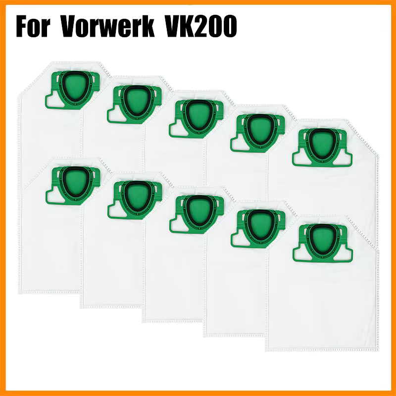 2/4/6/8 pièces adaptées aux accessoires d'aspirateur Vorwerk Kobold VK 200 sacs filtrants FP200 filtre de remplacement