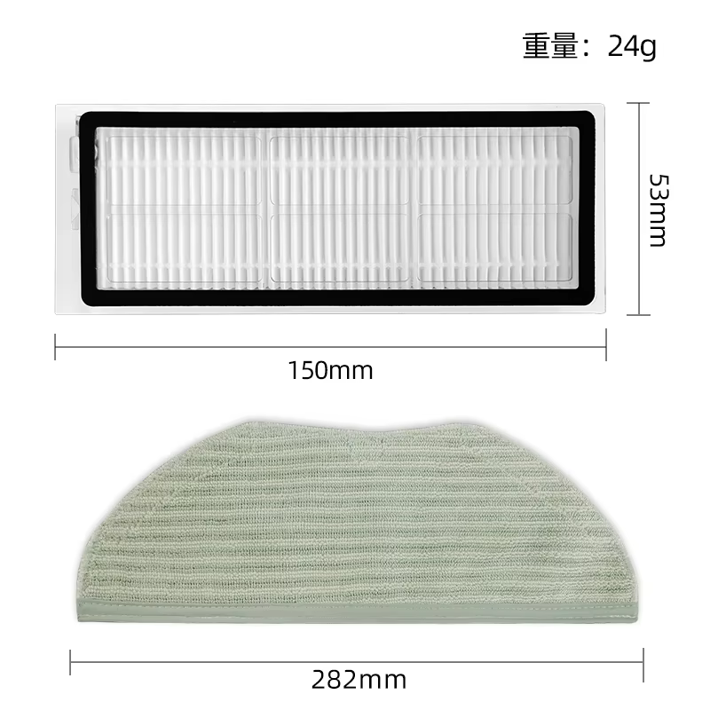 Rouleau de filtre HEPA pour aspirateur robot 360 S9 S6 Pro X90 X95
