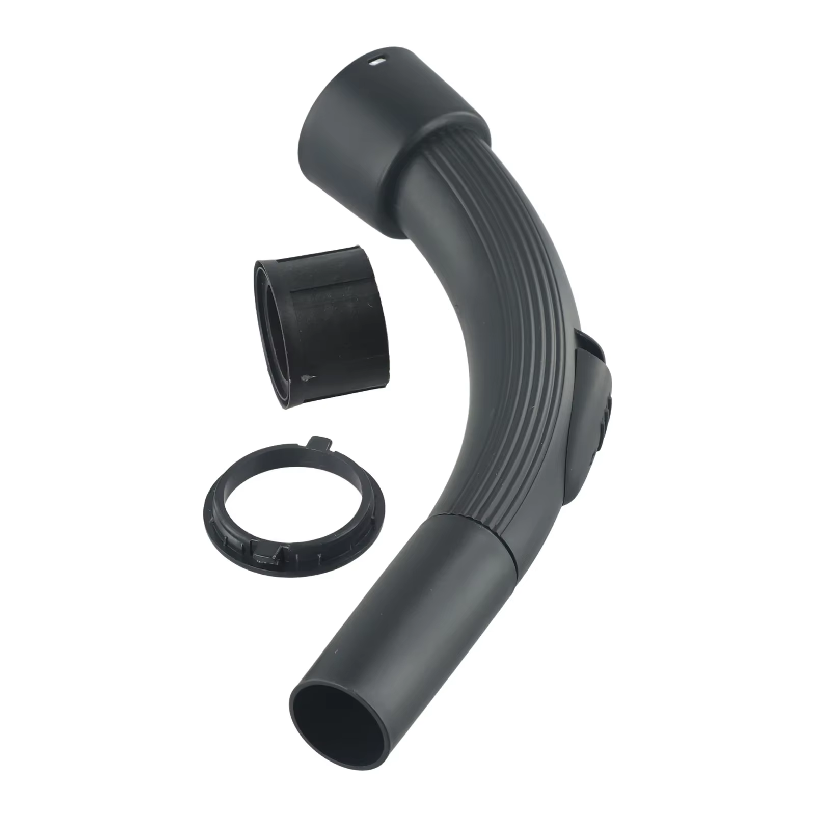 Nettoyez sans effort chaque coin et recoin avec la baguette d'aspirateur Black Spare, avec poignée courbée et extrémité de tuyau courbée de 32 mm pour Hoover.